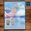 USA Passport PSD Template New 2022 Free Download