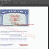 USA Blank SSN Card PSD Template Free Download